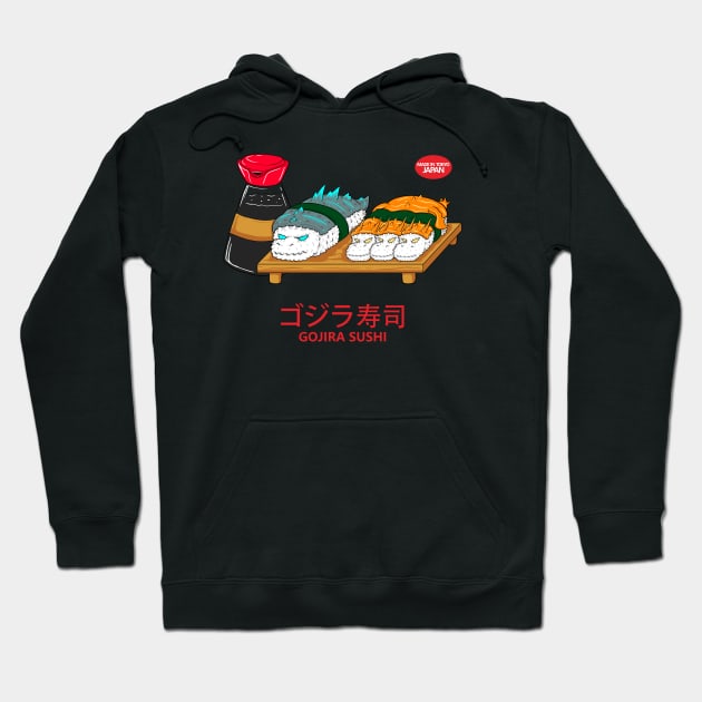 godzilla Hoodie by opoyostudio